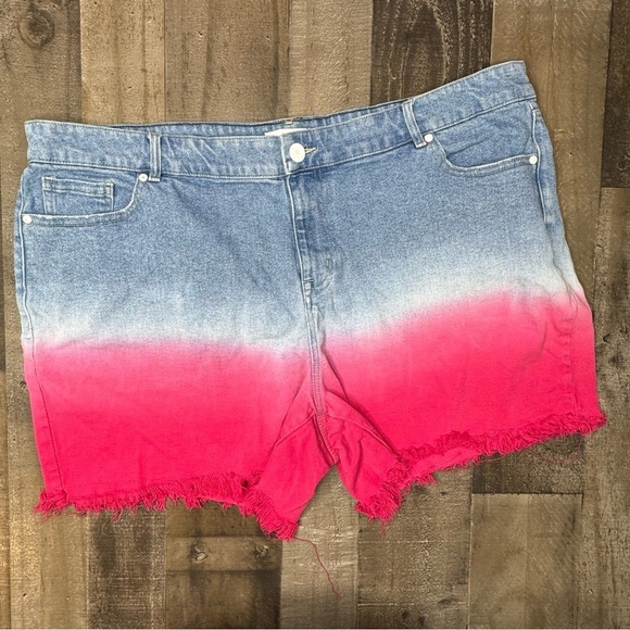 Lane Bryant Mid Rise Boyfriend Midi Short size 20 - Picture 11 of 11